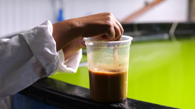 Mixing diy cold coffee drink beating the summer 