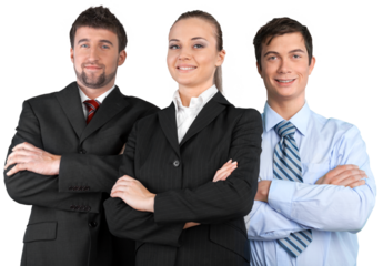 group of young professionals