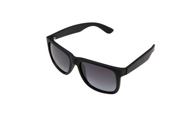 Black sunglasses isolated no background