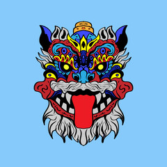 Dragon head  conceptIllustration, perfect for T-shirt, Apparel or merchandise design