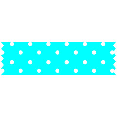 Washi tape with polka dots