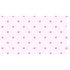 Washi tape with polka dots