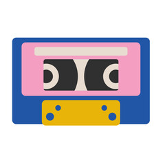 audio cassette illustration
