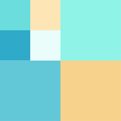 Fototapeta premium rectangle pieces, rainbow colored jigsaw puzzle background, Isolated pieces of abstract vector illustration