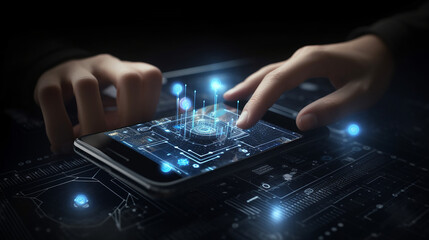 Cybersecurity and privacy concepts to protect data, generative AI	
