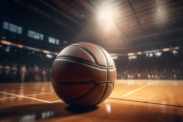 Basketball ball arena sport. Generate Ai