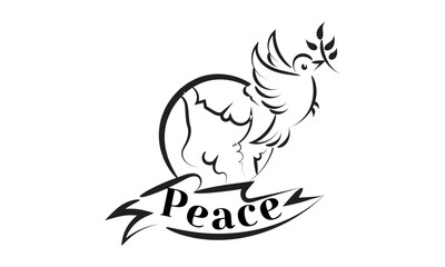 Holy Spirit, Christian faith, typography for print or use as poster, card, flyer or T shirt