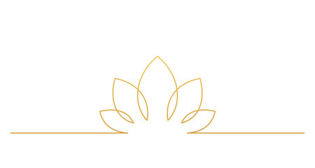 vesak day lotus line art style vector eps 10