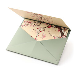 Elegant Envelope with Floral Design