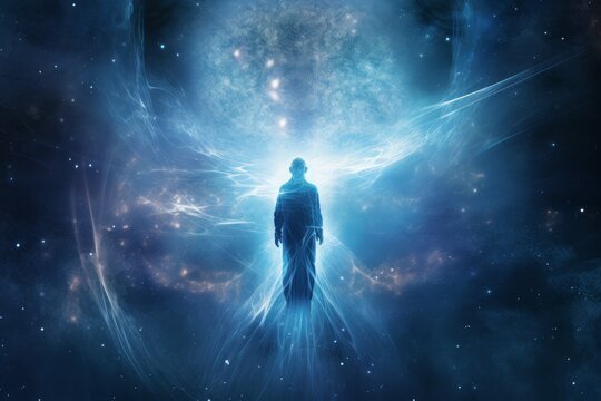 Spiritual awakening astral universe. Generate Ai