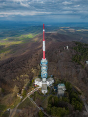 Aerial photo from Kekesteto, TV tower