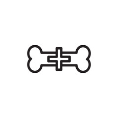 Animal Bone Care Outline Icon