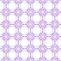 Ikat repeating swimwear design. Purple ecstatic