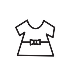 Baby Dress Clothes Outline Icon
