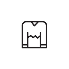 Fashion Hoodie Jacket Outline Icon