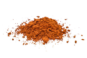 heap of cocoa powder isolated on png background