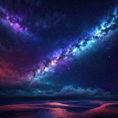 Obraz na płótnie Canvas 「宇宙の輝きを追いかけて：驚異的なスペーストリップ」- 惑星や恒星、そして銀河系の謎に迫るスペーストリップ。美しく輝く宇宙の世界を体感しよう。Generative AI 46
