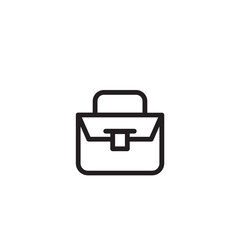 Woman Bag Hair Outline Icon