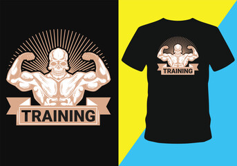 gym T shirt design for female and male.