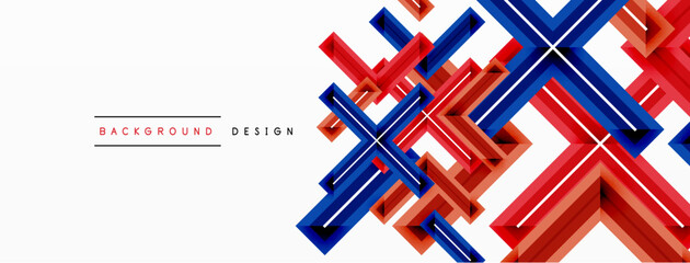 Cross line background minimal geometric template. Design for wallpaper, banner, background, landing page, wall art, invitation, prints, posters
