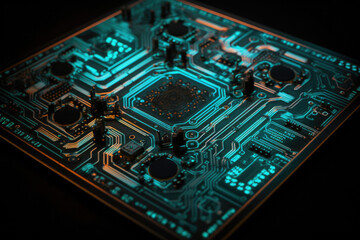 electronic computer circuit board
