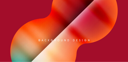 Colorful circle abstract background. Template for wallpaper, banner, presentation, background