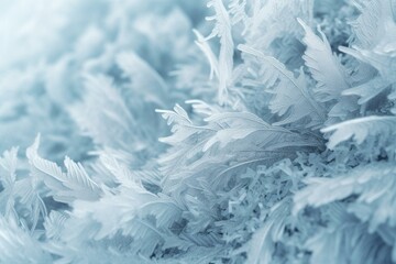 Winter-themed abstract background in pale blue and white; ideal backdrop. Generative AI
