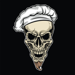 chef skull head