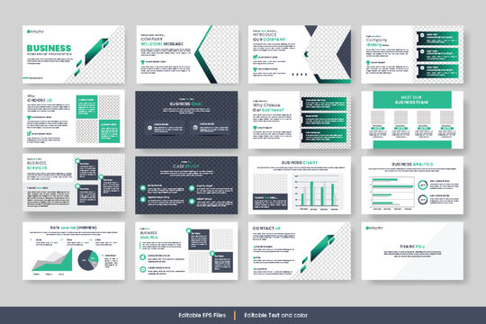 Project proposal  presentation template design or business presentation slide  design