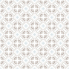 Decorative background made of small dotes. The rich decoration of abstract patterns for construction of fabric or paper. 
