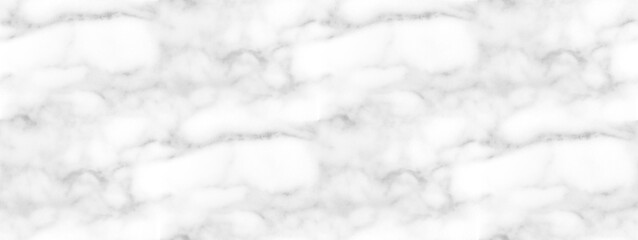 Light grey and white background. Marble veins pattern. Panoramic texture. Luxury wall or floor tile. 