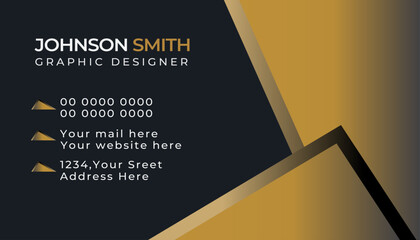 Modern Creative simple and clean  Business Card Design Template in rectangle size.