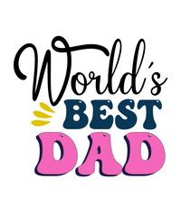 Retro Father's Day SVG Bundle, Father's Day Svg, Dad SVG, Daddy, Best Dad SVG, Gift for Dad Svg, Retro Papa Svg, Cut File Cricut, Silhouette