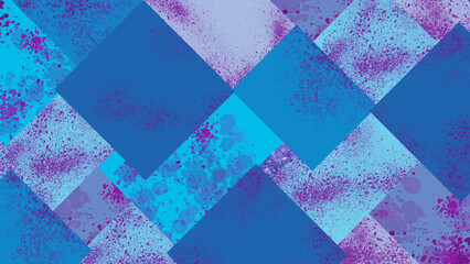 Abstract blue and purple painting on background image, illustration
