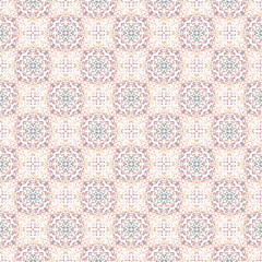 Decorative background made of small dotes. The rich decoration of abstract patterns for construction of fabric or paper. 
