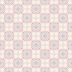 Decorative background made of small dotes. The rich decoration of abstract patterns for construction of fabric or paper. 
