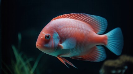 Fototapeta premium aquarium parrot fish