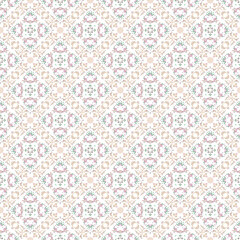Decorative background made of small dotes. The rich decoration of abstract patterns for construction of fabric or paper. 
