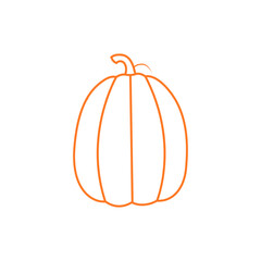 Pumpkin icon vector. Halloween illustration sign. zucchini symbol or logo.