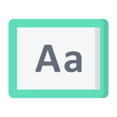Font Size Flat Icon