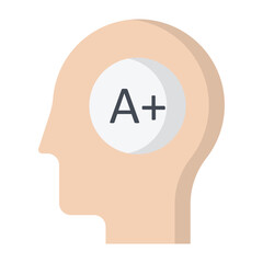 Mind Reading Flat Icon