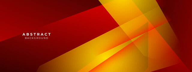 Modern abstract red and yellow element design background