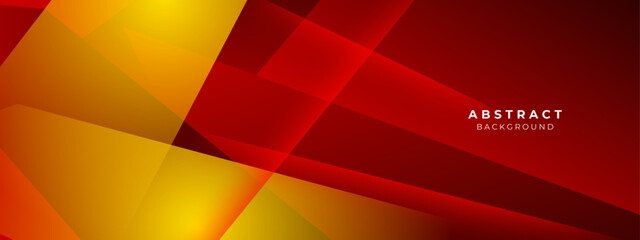 Modern abstract red and yellow element design background