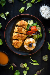 Chicken katsu with the rice  - 597440012