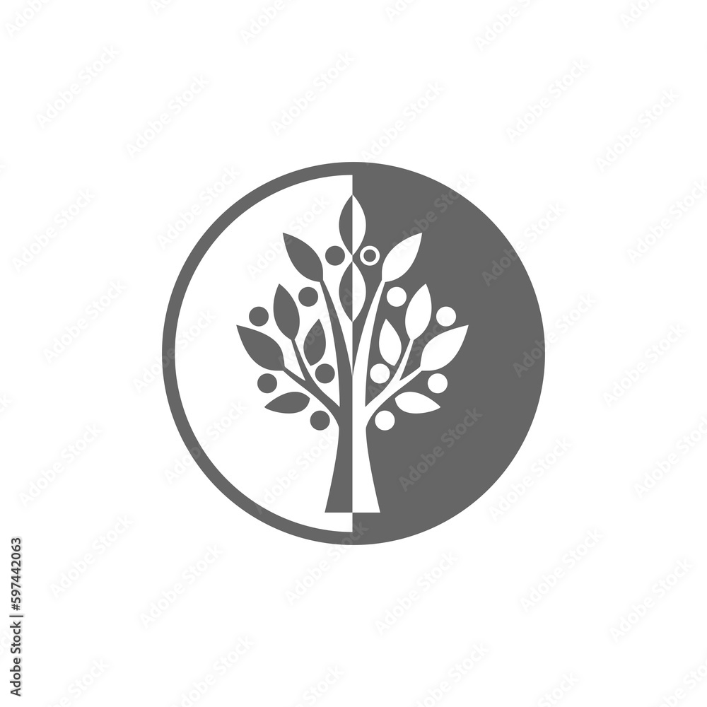 Poster tree of life icon isolated on transparent background