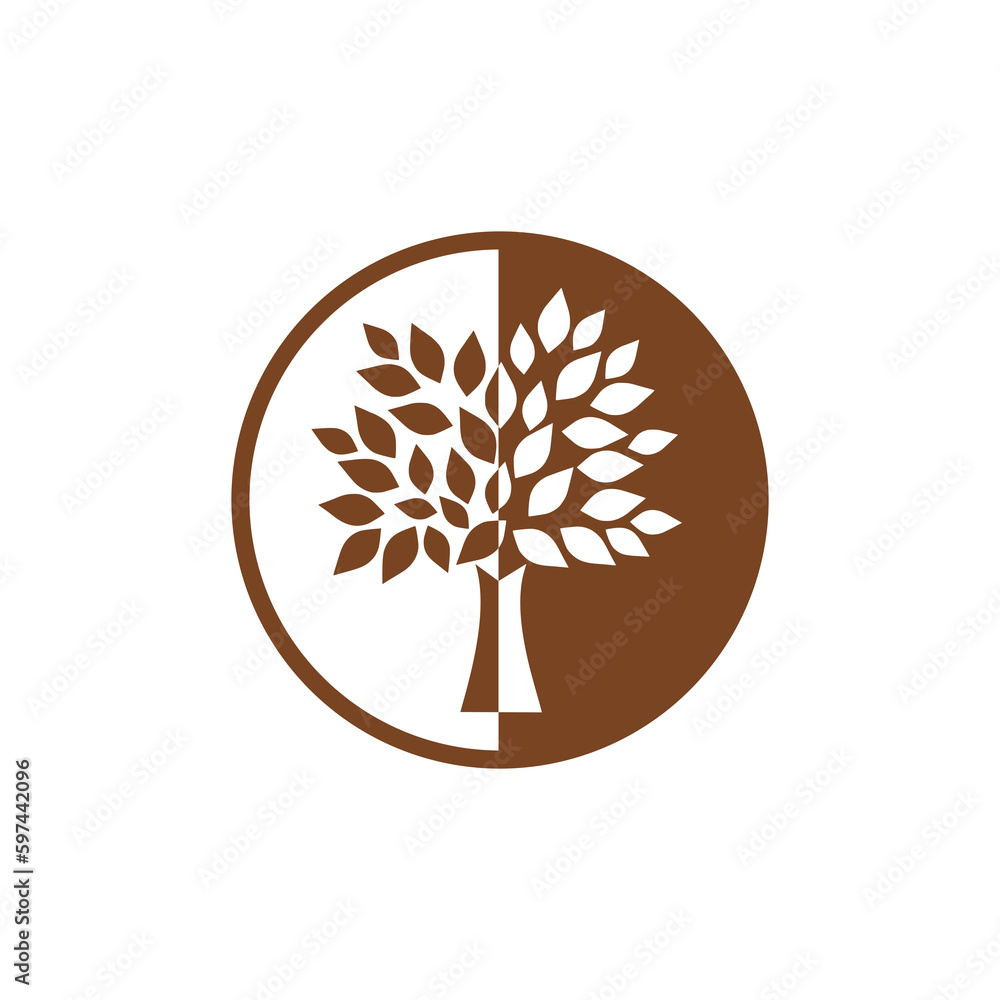 Poster tree of life icon isolated on transparent background