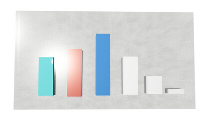 "Crystal Clear: Transparent 3D Graph Diagram for Your Next Presentation"
