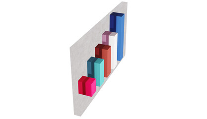 "Crystal Clear: Transparent 3D Graph Diagram for Your Next Presentation"
