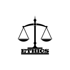 Ethics icon isolated on transparent background