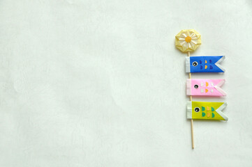 折り紙の鯉のぼり